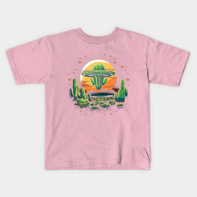 Where Cacti Come from Kids T-Shirt by PixieDustVibes